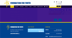 Desktop Screenshot of foundationforyouth.com